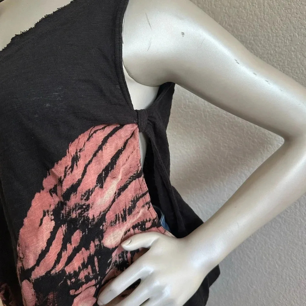 Free People Black Butterfly Top size Small - Picture 5 of 12